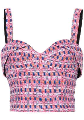 IRO sweetheart tweed top - Pink