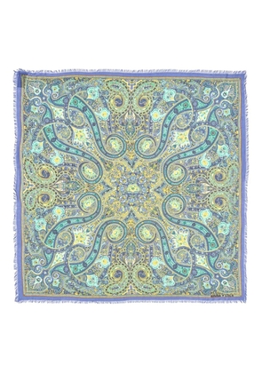 Bimba y Lola paisley fringed scarf - Purple