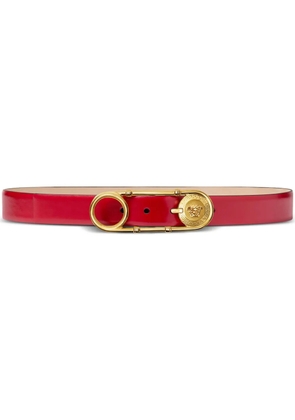 Versace Safety Pin leather belt - Red