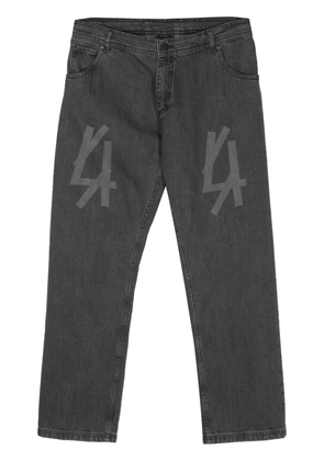 44 LABEL GROUP Skyscraper straight-leg jeans - Grey