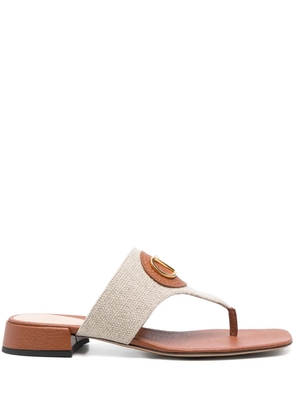 Valentino Garavani VLogo Signature sandals - Neutrals