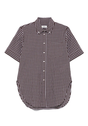 SANDRO check-print shirt - Brown