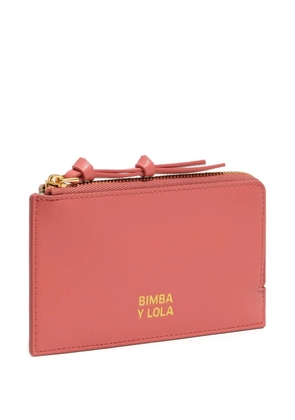 Bimba y Lola leather zip purse - Pink