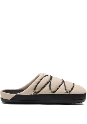 Moon Boot quilted flat slippers - Neutrals