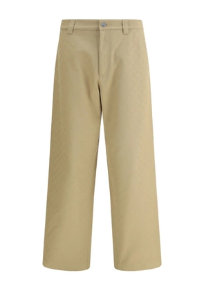 Gucci GG monogram patch-pocket trousers - Neutrals