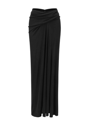OUDE WAAG draped maxi skirt - Black