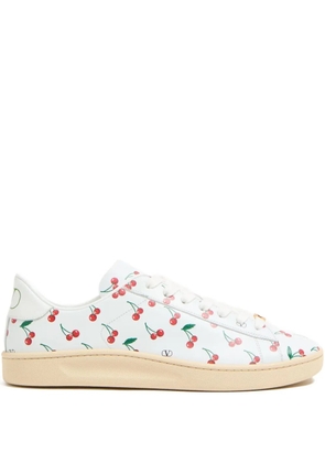 Valentino Garavani Royco Cherryfic-print sneakers - White