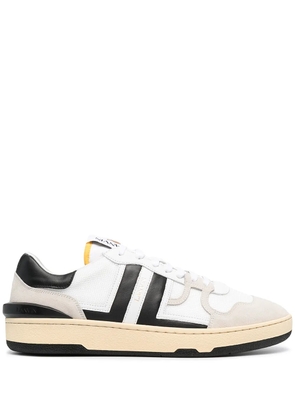 Lanvin panelled low-top sneakers - White