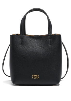 Bimba y Lola top-handle leather satchel bag - Black