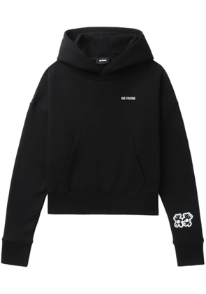 We11done cotton hoodie - Black