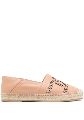 Tod's Kate leather espadrilles - Neutrals