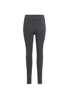 Live The Process elastic-waistband leggings - Grey