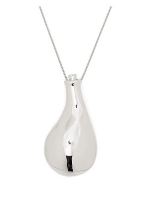 Courrèges Flask-pendant necklace - Silver