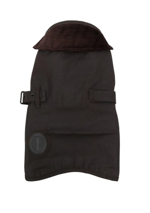 Barbour corduroy-collar dog raincoat - Green