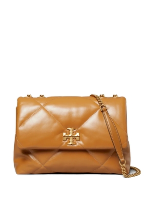 Tory Burch Kira diamond-quilted convertible shoulder bag - Brown