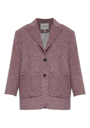 MUNTHE Aketta houndstooth jacket - Red