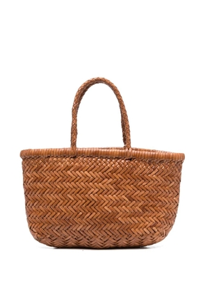 DRAGON DIFFUSION mini Flat Gora tote bag - Brown