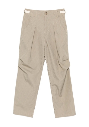 MARANT ÉTOILE Ceryne striped pocket trousers - Neutrals