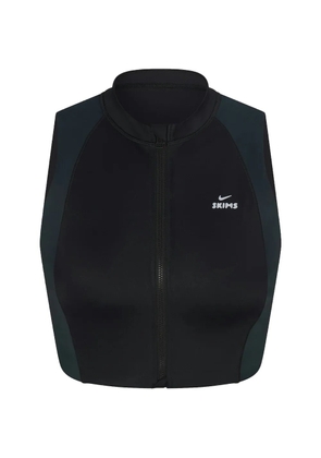 Skims x Nike zip-up sports bra - Black