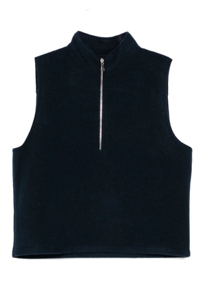 Rier virgin wool zip-up gilet - Blue