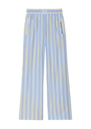 Zadig&Voltaire logo-detail striped trousers - Blue