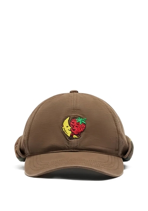 Sky High Farm embroidered baseball hat - Brown