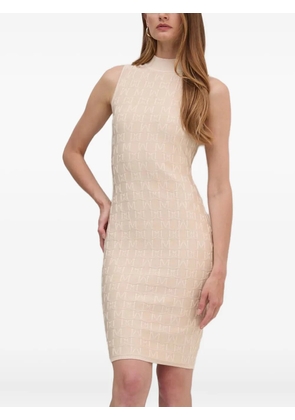 MARCIANO by GUESS high-neck logo dress - Neutrals