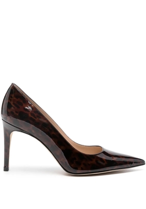 Stuart Weitzman 85mm pointed-toe pumps - Brown
