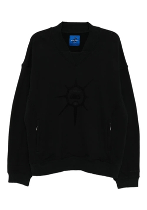 ASICS graphic-embroidered sweatshirt - Black
