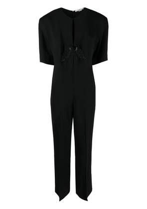 Stella McCartney cut-out short-sleeve jumpsuit - Black
