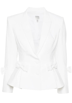 Huishan Zhang Sanna single-breasted blazer - White