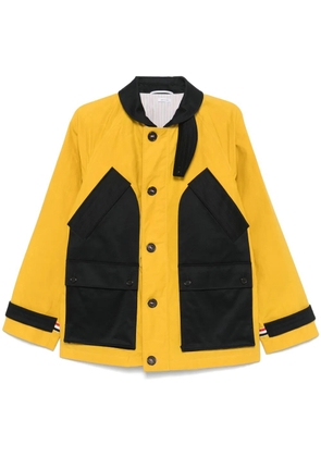 Thom Browne shawl collar military jacket - Yellow