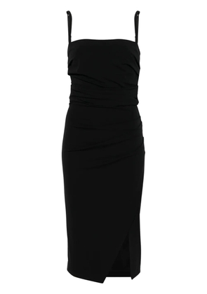 Dolce & Gabbana draped midi dress - Black