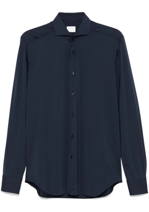Xacus spread-collar shirt - Blue