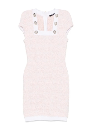 Balmain tweed mini dress - Pink