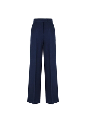 Max Mara concealed-fastening trousers - Blue