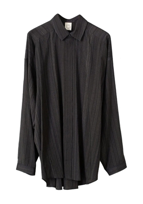 Jan Jan Van Essche striped buttoned shirt - Black