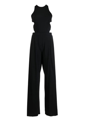 Amazuìn cut-out tie-fastening jumpsuit - Black