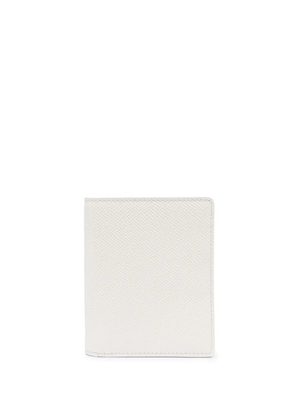 Maison Margiela four-stitch leather card holder - White