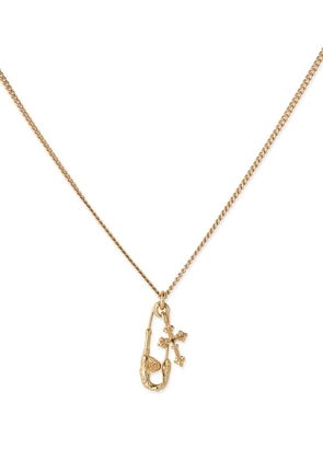 Emanuele Bicocchi gold-plated silver pendant necklace