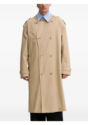 Les Deux Miles double-breasted belted trench coat - Neutrals