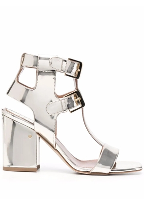 Laurence Dacade Sandra 90mm metallic sandals - Gold