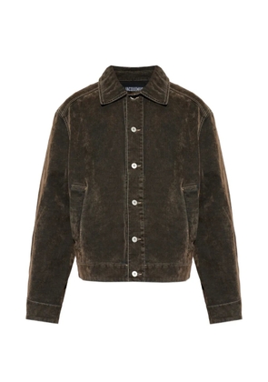 Jacquemus Mirada button corduroy jacket - Brown