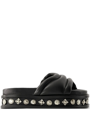 Toga Pulla studded slides - Black