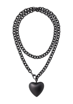 Roxanne Assoulin The Puffy Heart chain necklace - Black