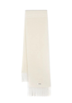 Jacquemus L'Echarpe Carro scarf - Neutrals