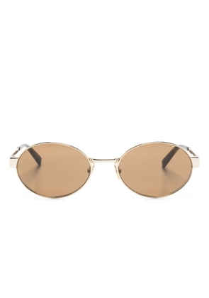 Saint Laurent Eyewear 692 oval-frame sunglasses - Brown