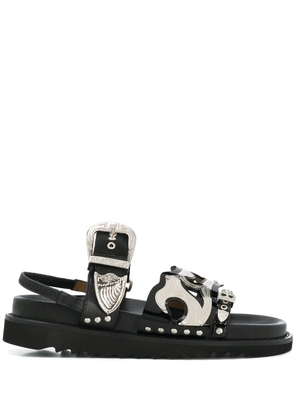 Toga Pulla studded strap sandals - Black