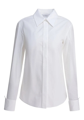 Max Mara long-sleeves buttoned-cuff shirt - White