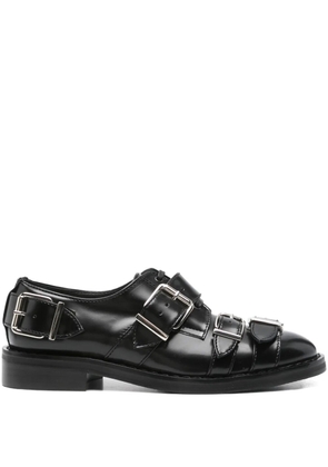 Simone Rocha multi-buckle derby shoes - Black
